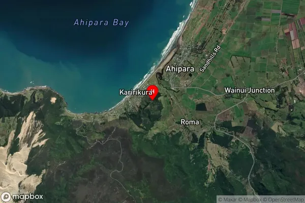 Ahipara,Northland Satellite Map