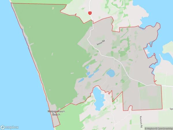 ZipCode 0246 Map for Waipapakauri