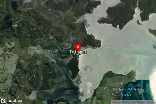 Te Hapua,Northland Satellite Map