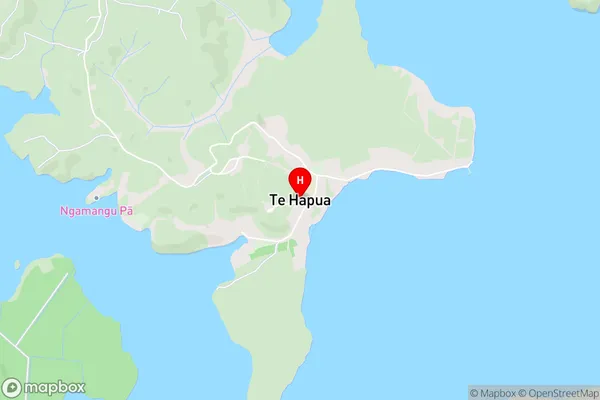 Te Hapua,Northland Area Map