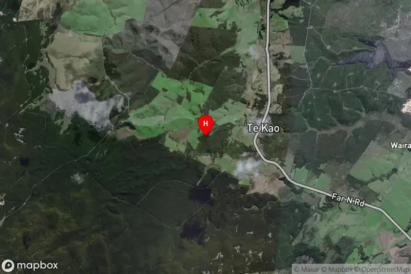 Te Kao,Northland Satellite Map