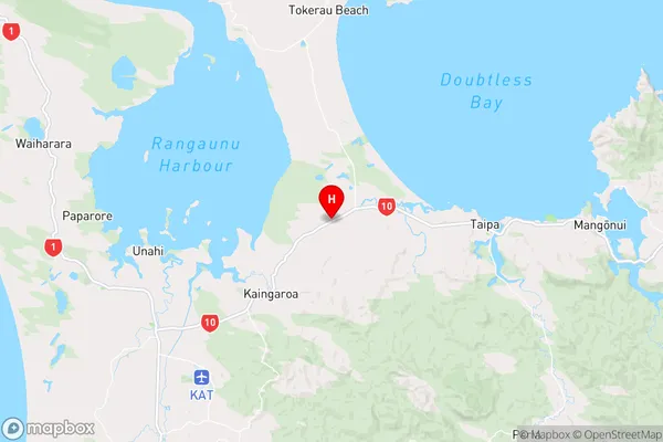 Lake Ohia,Northland Region Map