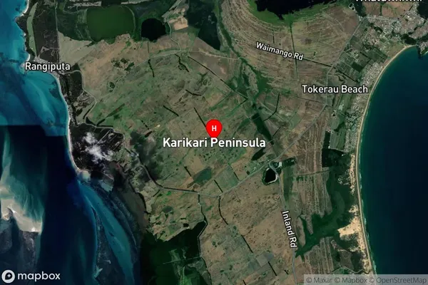 Karikari Peninsula,Northland Satellite Map