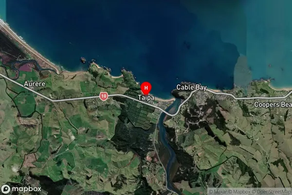 Taipa,Northland Satellite Map