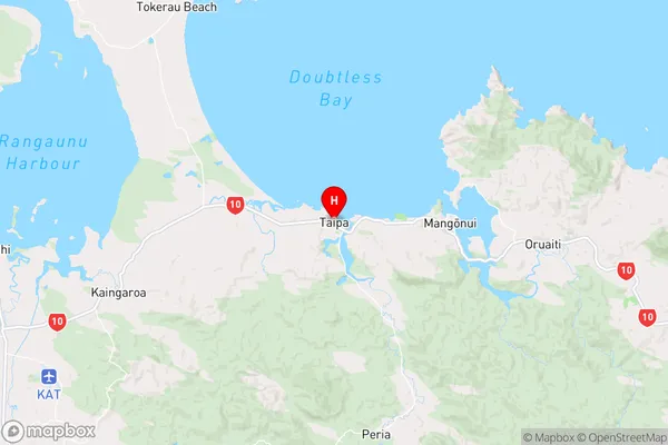 Taipa,Northland Region Map