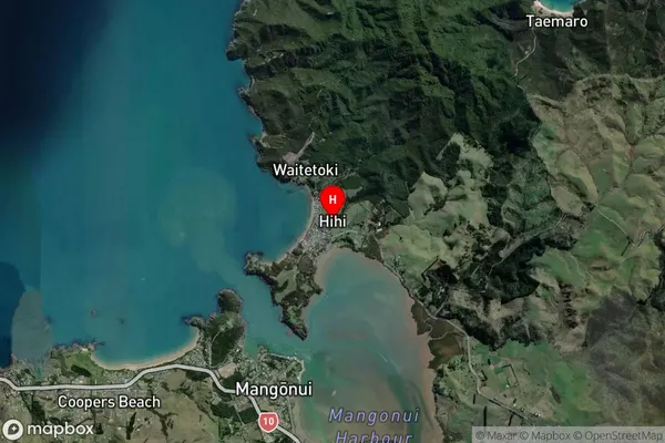 Hihi,Northland Satellite Map