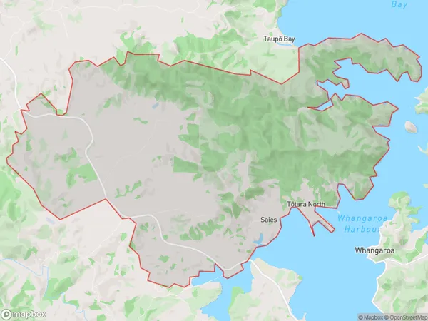 Totara North, Northland Polygon Area Map