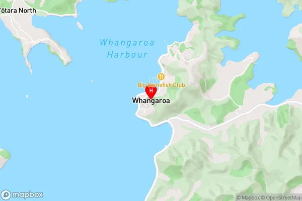 Whangaroa,Northland Area Map