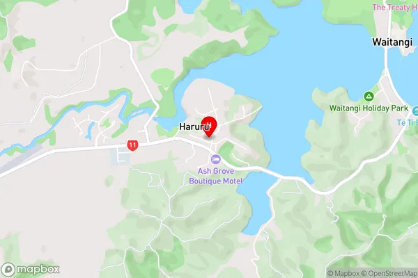 Haruru,Northland Area Map