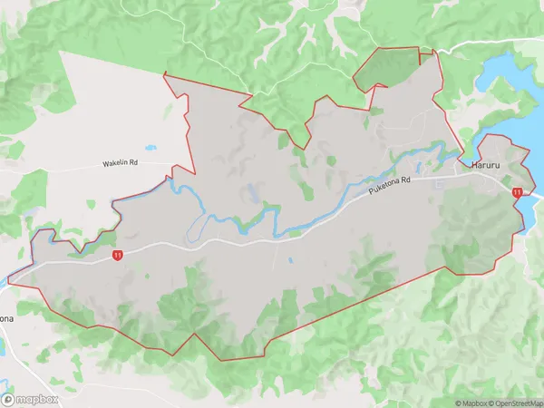 Haruru, Northland Polygon Area Map