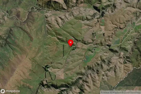 Danseys Pass,Canterbury Satellite Map