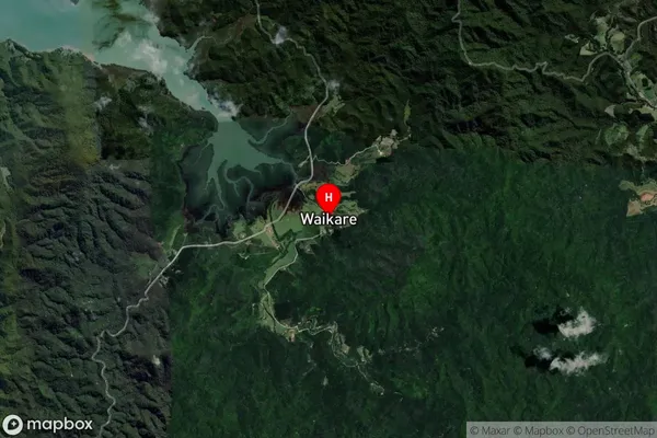 Waikare,Northland Satellite Map