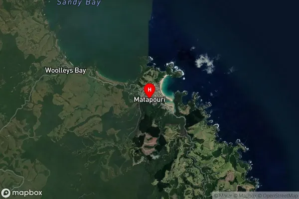 Matapouri,Northland Satellite Map