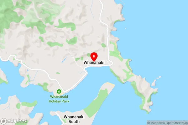 Whananaki,Northland Area Map