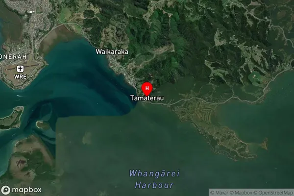 Tamaterau,Northland Satellite Map