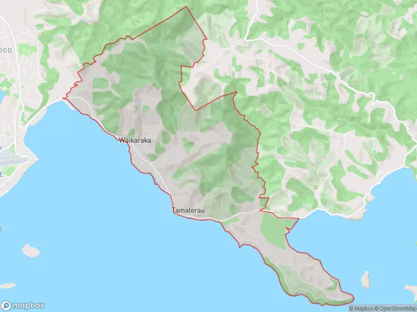 Tamaterau, Northland Polygon Area Map