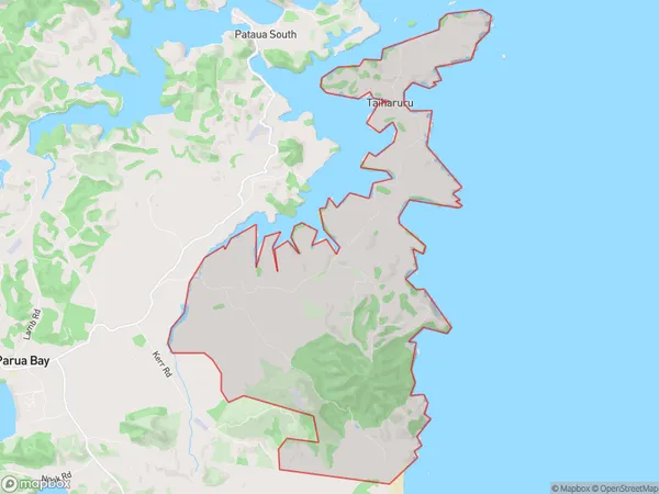 Taiharuru, Northland Polygon Area Map