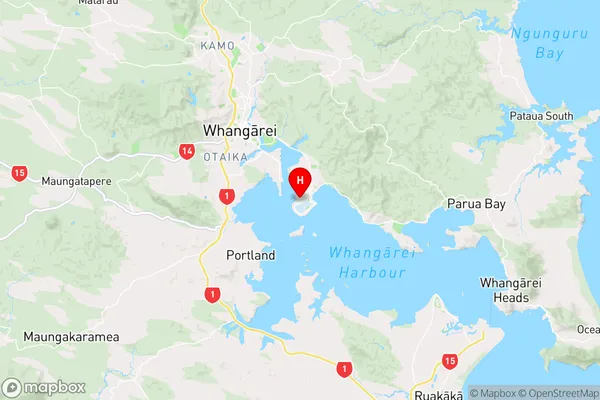 Onerahi,Northland Region Map