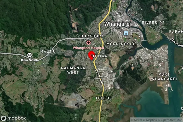 Raumanga,Northland Satellite Map