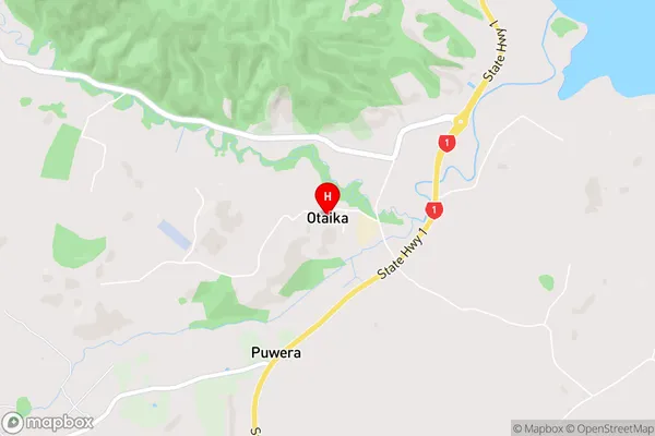 Otaika,Northland Area Map