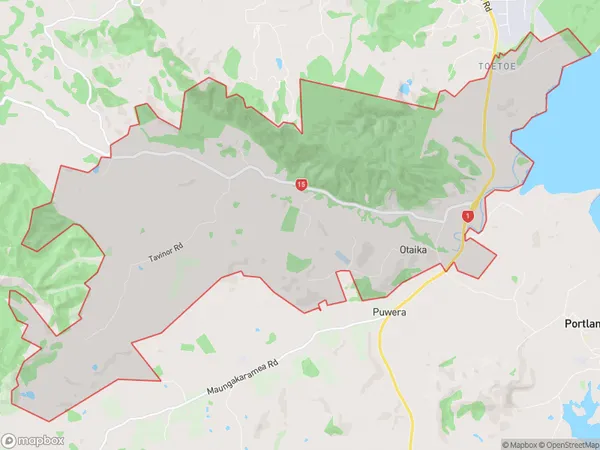 Otaika, Northland Polygon Area Map