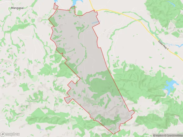 Springfield, Northland Polygon Area Map