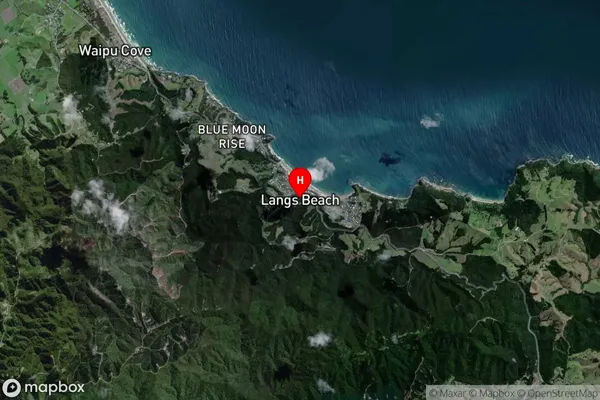 Langs Beach,Northland Satellite Map