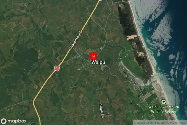 Waipu,Northland Satellite Map