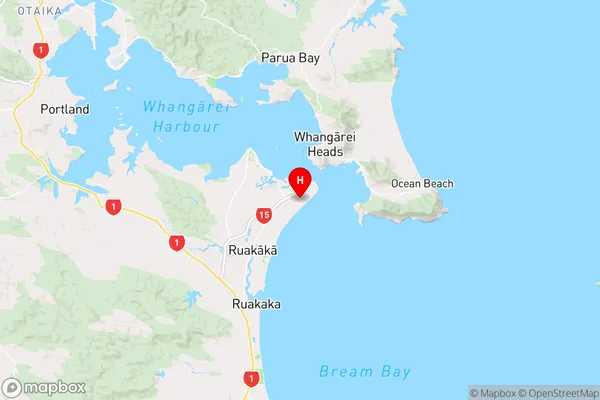 Marsden Point,Northland Region Map