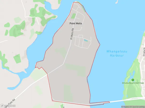 Point Wells, Auckland Polygon Area Map