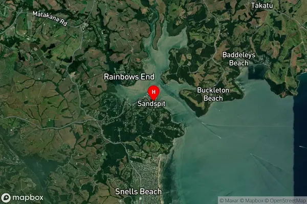 Sandspit,Auckland Satellite Map