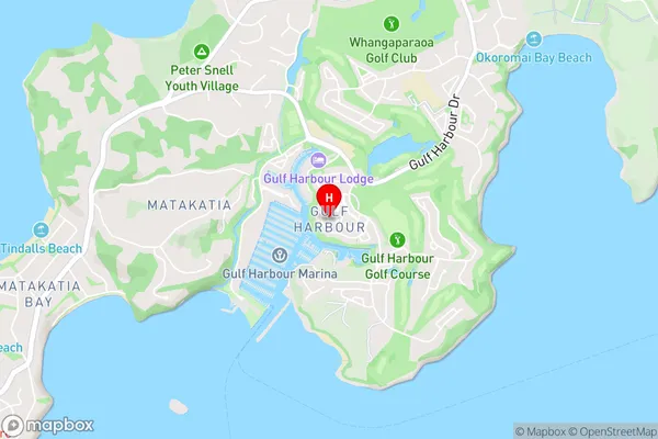 Gulf Harbour,Auckland Area Map