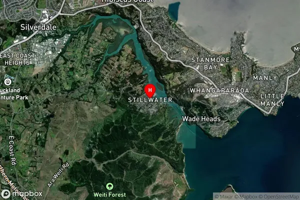 Stillwater,Auckland Satellite Map