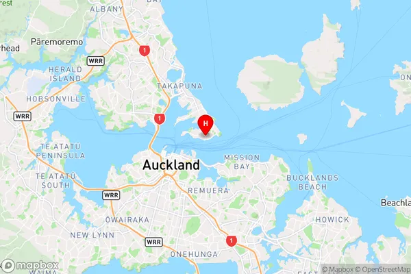 Devonport,Auckland Region Map