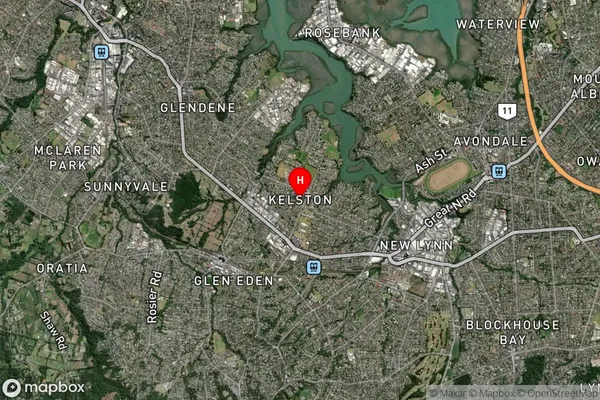 Kelston,Auckland Satellite Map