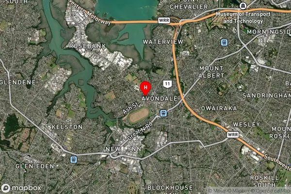 Avondale,Auckland Satellite Map