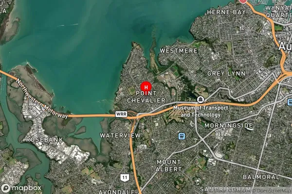 Point Chevalier,Auckland Satellite Map