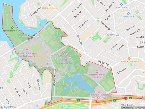 ZipCode 1245 Map for Western Springs