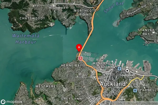 Westhaven,Auckland Satellite Map