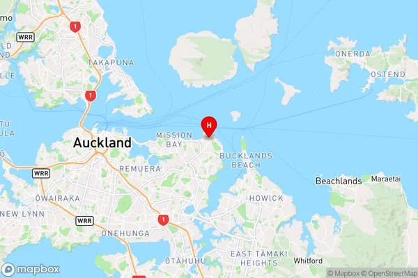 Saint Heliers,Auckland Region Map