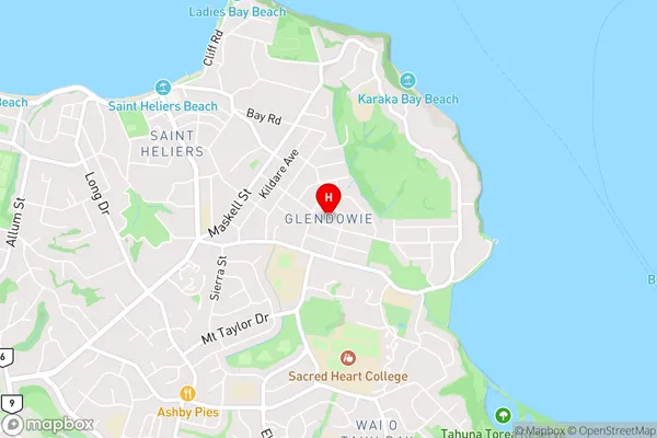 Glendowie,Auckland Area Map