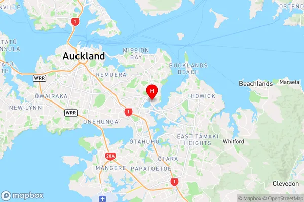 Panmure,Auckland Region Map