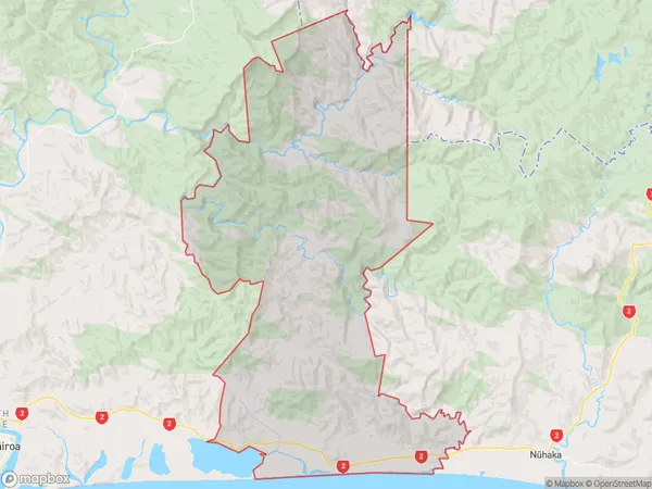 Whakaki, Hawke's Bay Polygon Area Map