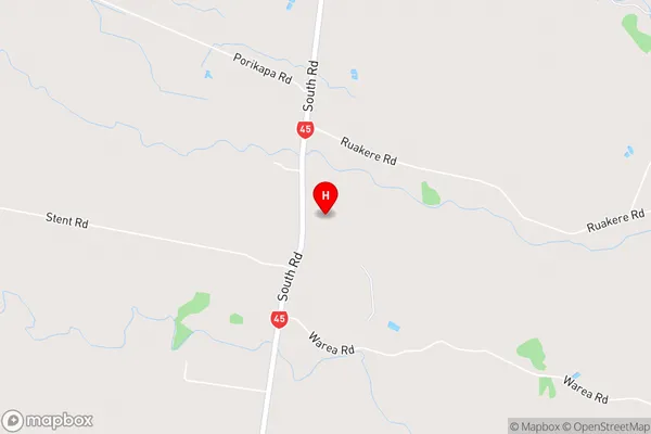 Warea,Taranaki Area Map