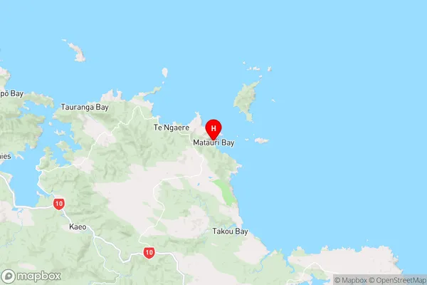 Matauri Bay,Northland Region Map