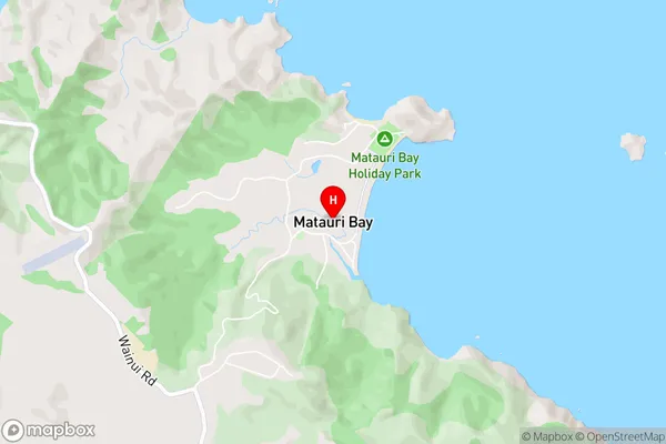 Matauri Bay,Northland Area Map