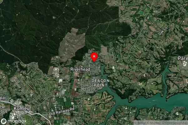 Riverhead,Auckland Satellite Map