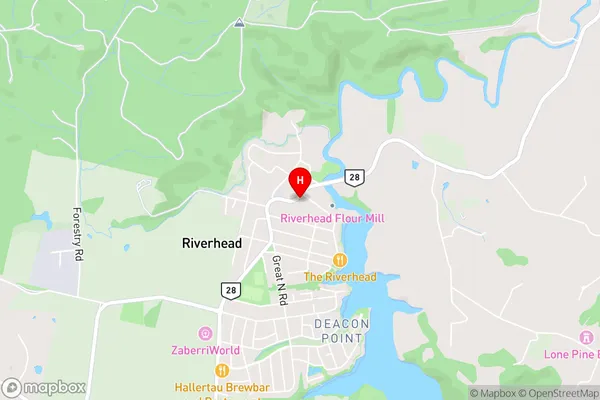 Riverhead,Auckland Area Map