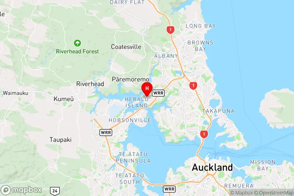 Greenhithe,Auckland Region Map