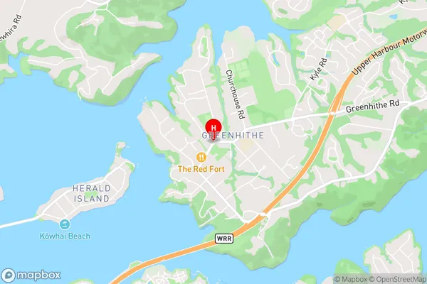 Greenhithe,Auckland Area Map